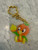 Orange Bird with Dole Whip Bag Charm Keychain