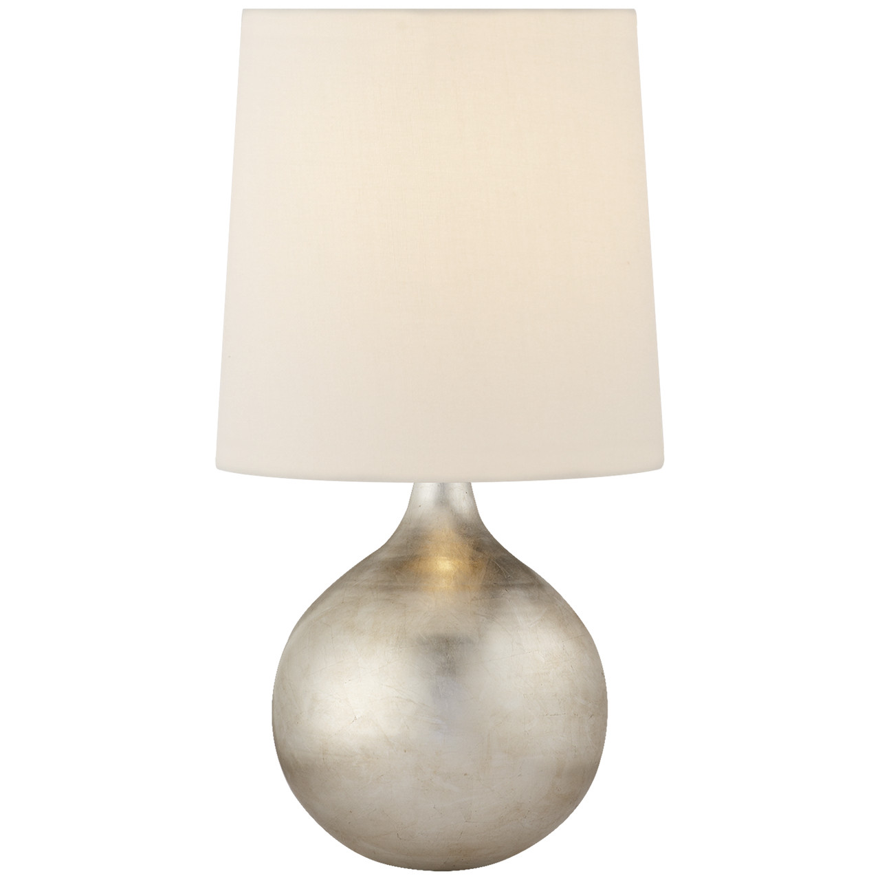 Warren One Light Table Lamp in Burnished Silver Leaf