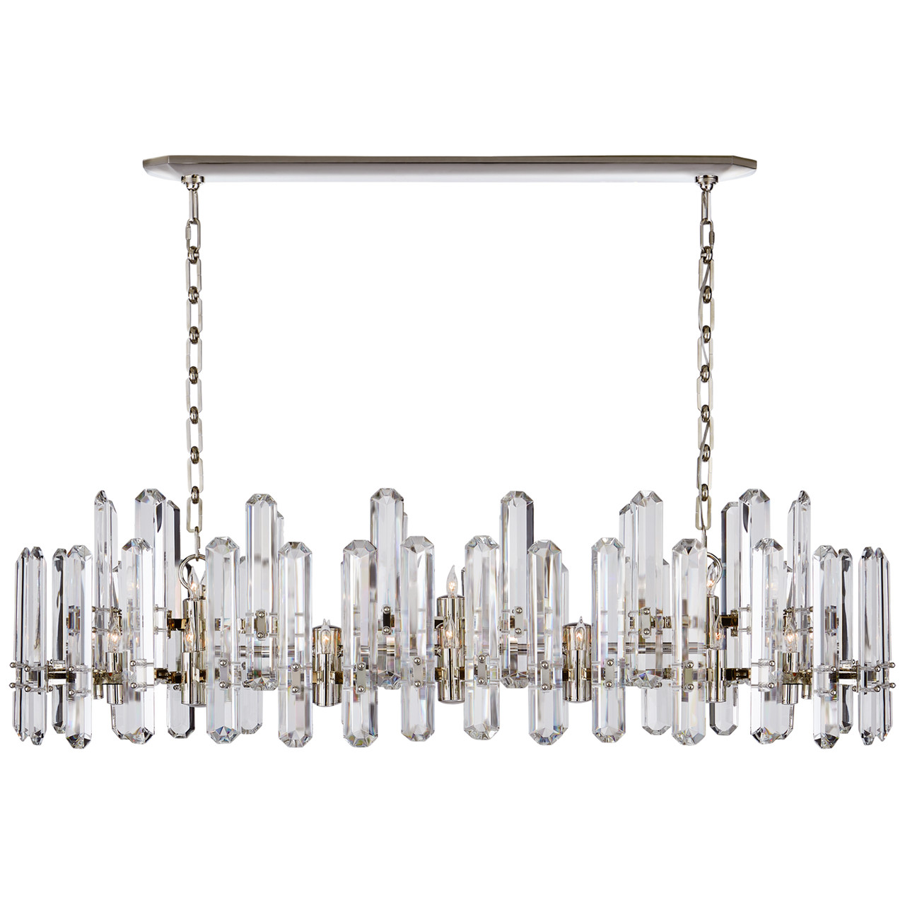 Bonnington 24 Light Chandelier in Polished Nickel 268 ARN 5127PN CG