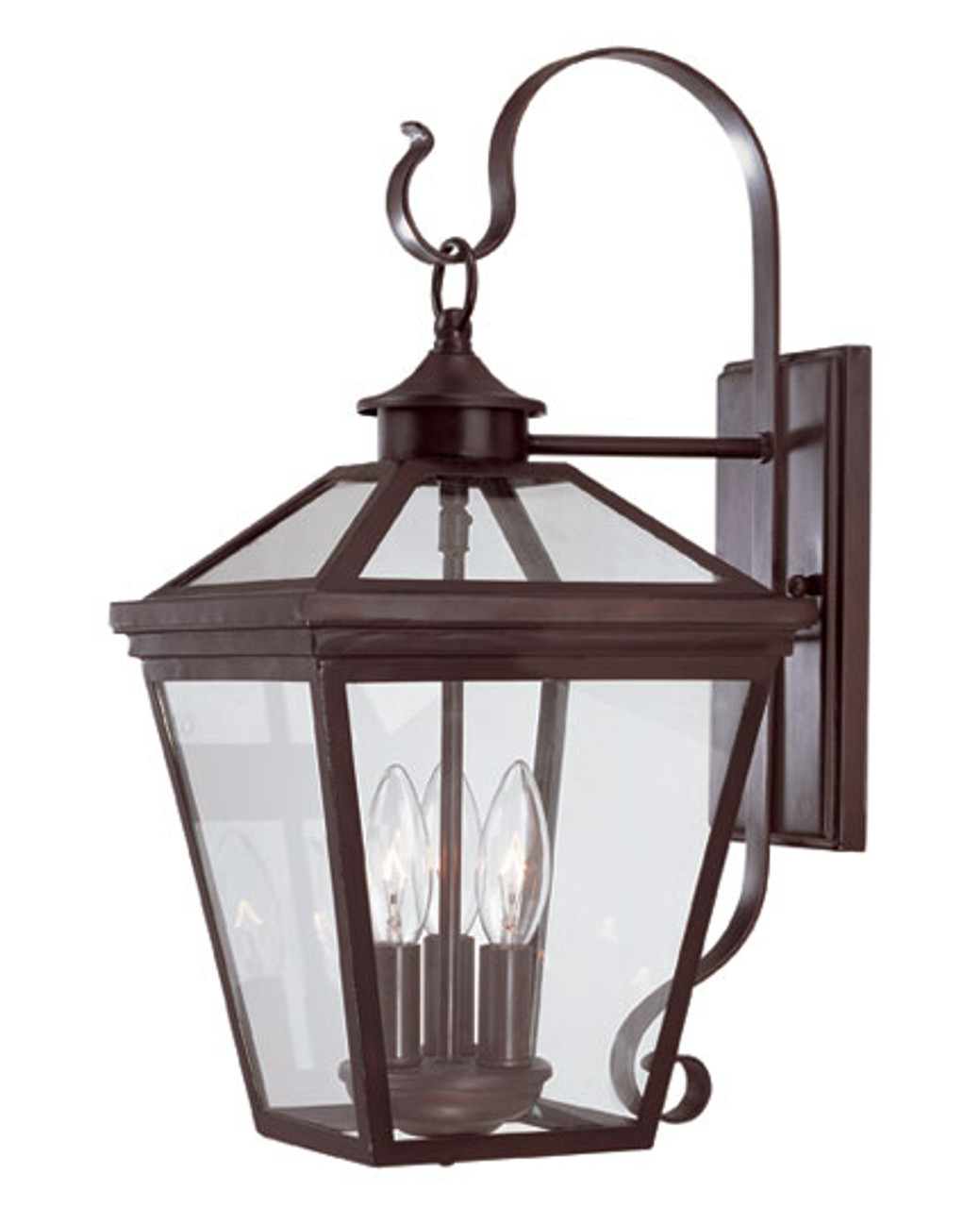 Savoy House-5-147-BK-Ellijay - 3 Light Outdoor Post Lantern Black