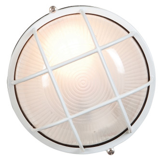 Nauticus Round Dual Mount LED Bulkhead in White (18|20294LEDDLP-WH/FST)