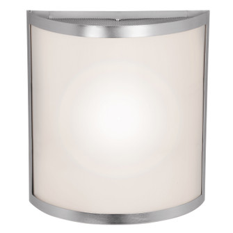 Artemis Basic Two Light Wall Fixture in Brushed Steel (18|20439-BS/OPL)