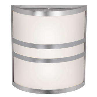 Artemis Centro Two Light Wall Fixture in Brushed Steel (18|20440-BS/OPL)
