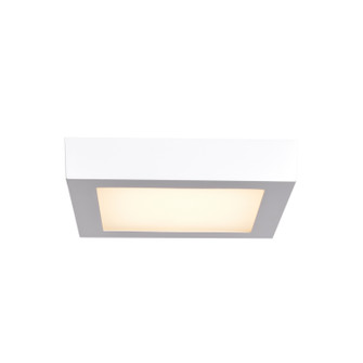 Strike 2.0 SQ LED Flush Mount in White (18|20802LEDD-WH/ACR)