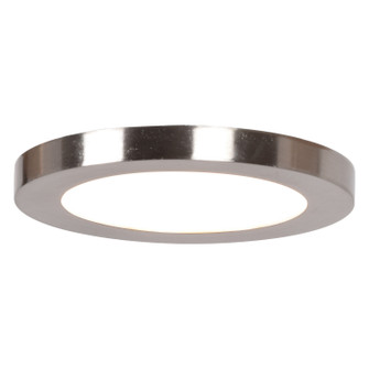 Disc LED Flush Mount in Brushed Steel (18|20810LEDD-BS/ACR)