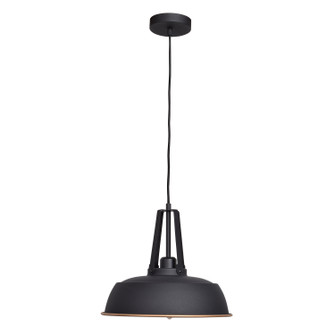 Nostalgia One Light Pendant in Matte Black (18|23777-MBL/MGL)