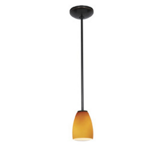 Sherry One Light Pendant in Oil Rubbed Bronze (18|28069-1R-ORB/AMB)