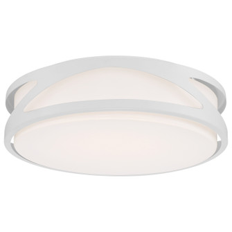 Lucia LED Flush Mount in White (18|49990LEDD-WH/ACR)