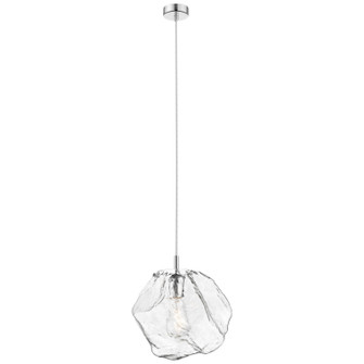 Boulder LED Pendant in Mirrored Stainless Steel (18|63126LEDDLP-MSS/CLR)