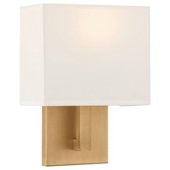 Mid Town LED Wall Sconce in Antique Brushed Brass (18|64061LEDDLP-ABB/WH)