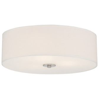 Mid Town LED Flush Mount in Brushed Steel (18|64063LEDDLP-BS/WH)
