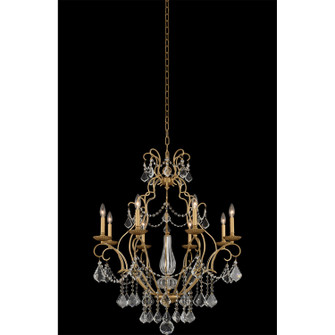 Elise Eight Light Chandelier in Gold Patina (238|027471-047-FR001)