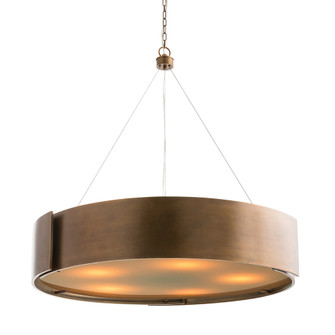 Dante Five Light Chandelier in Antique Brass (314|89702)