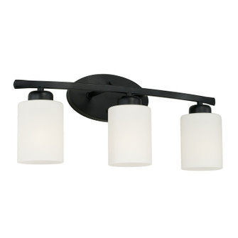 Dixon Three Light Vanity in Matte Black (65|115231MB-338)