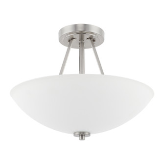 Stewart Two Light Semi-Flush Mount in Brushed Nickel (65|218921BN)