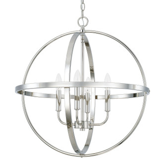 Hartwell Four Light Pendant in Polished Nickel (65|317542PN)
