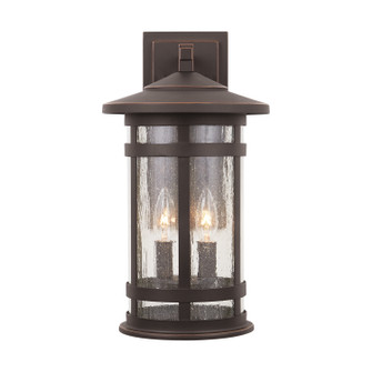 Mission Hills Two Light Outdoor Wall Lantern in Oiled Bronze (65|935521OZ)