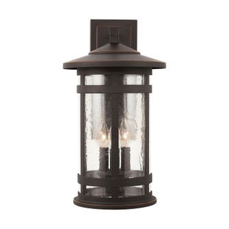 Mission Hills Three Light Outdoor Wall Lantern in Oiled Bronze (65|935531OZ)