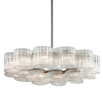 Circo 12 Light Chandelier in Satin Silver Leaf (68|240-412)