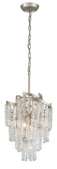 Mont Blanc Seven Light Chandelier in Modern Silver Leaf (68|243-47)