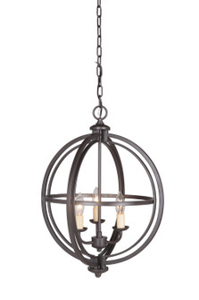 Berkeley Three Light Foyer Pendant in Espresso (46|40133-ESP)