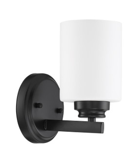 Bolden One Light Wall Sconce in Flat Black (46|50501-FB-WG)