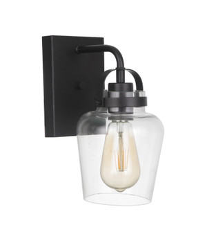 Trystan One Light Wall Sconce in Flat Black (46|53501-FB)