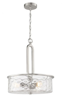 Collins Three Light Pendant in Brushed Polished Nickel (46|54293-BNK)