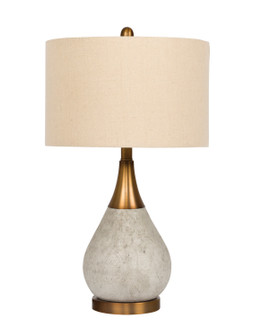 Table Lamp One Light Table Lamp in Concrete Brass (46|86237)