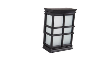 Designer Chimes Hand-Carved Window Pane Chime in Flat Black (46|CH1505-FB-WG)