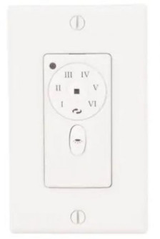 DC 6 Speed Fan Control Wall Control in White (46|CM-6SDC)