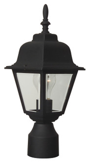 Coach Lights Cast One Light Post Mount in Textured Black (46|Z175-TB)