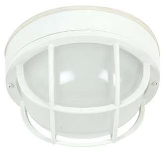 Bulkheads Oval and Round One Light Flushmount in Textured White (46|Z395-TW)