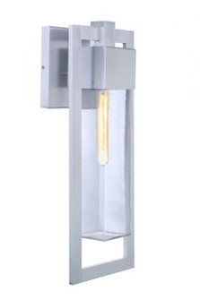Perimeter One Light Outdoor Wall Mount in Satin Aluminum (46|ZA4024-SA)