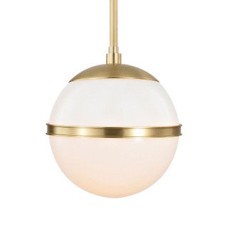 Truax One Light Chandelier in Aged Brass (60|2107-AG)