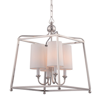 Sylvan Four Light Chandelier in Polished Nickel (60|2245-PN)