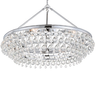 Calypso Six Light Chandelier in Polished Chrome (60|275-CH)