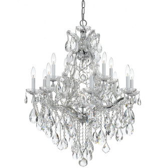 Maria Theresa 13 Light Chandelier in Polished Chrome (60|4413-CH-CL-MWP)