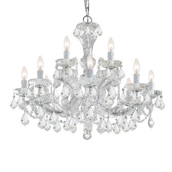 Maria Theresa 12 Light Chandelier in Polished Chrome (60|4479-CH-CL-MWP)