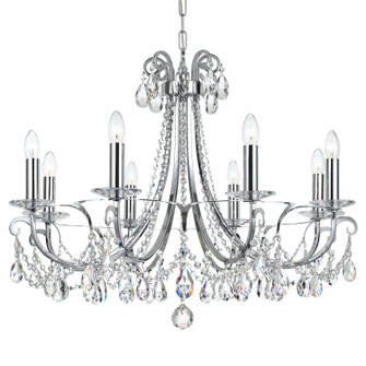 Othello Eight Light Chandelier in Polished Chrome (60|6828-CH-CL-S)