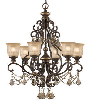 Norwalk Six Light Chandelier in Bronze Umber (60|7516-BU-GT-S)