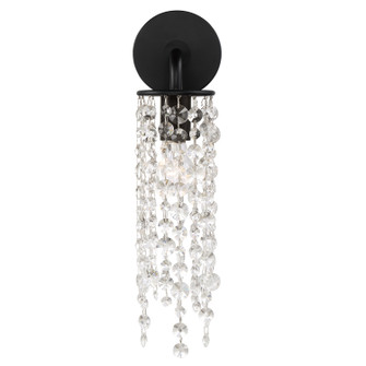 Gabrielle One Light Wall Sconce in Matte Black (60|GAB-B7311-MK)