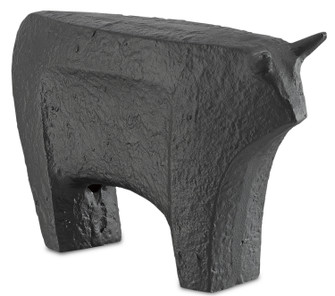 Sampson Bull in Textured Matte Black (142|1200-0062)