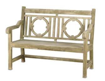 Leagrave Bench in Portland/Faux Bois (142|2385)