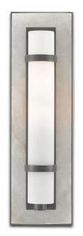 Bagno One Light Wall Sconce in Natural Alabaster/Oil Rubbed Bronze/Opaque/White (142|5800-0018)