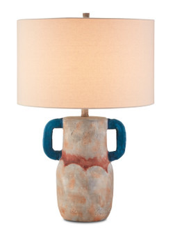 Arcadia Collection One Light Table Lamp in Sand/Teal/Red (142|6000-0713)