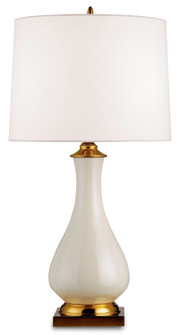 Lynton One Light Table Lamp in Cream Crackle/Brass (142|6425)
