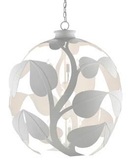 Plumeria Collection Nine Light Chandelier in Gesso White (142|9000-0821)