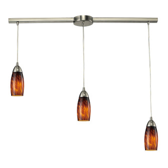 Milan Three Light Pendant in Satin Nickel (45|110-3L-ES)