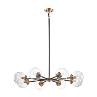 Boudreaux Eight Light Chandelier in Matte Black (45|14433/8)